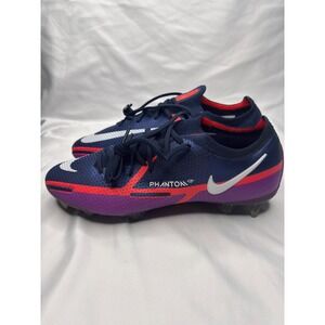 Nike Phantom GT2 Elite FG Mens Soccer Cleats Navy Crimson CZ9890-415 Size 7.5